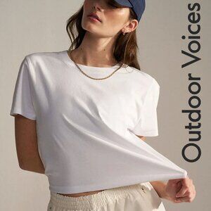 Outdoor Voices Everyday Tee in White ~ EUC ~ Medium